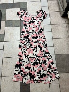 fall maxi wrap dress Blue floral Wrap Dress for Women